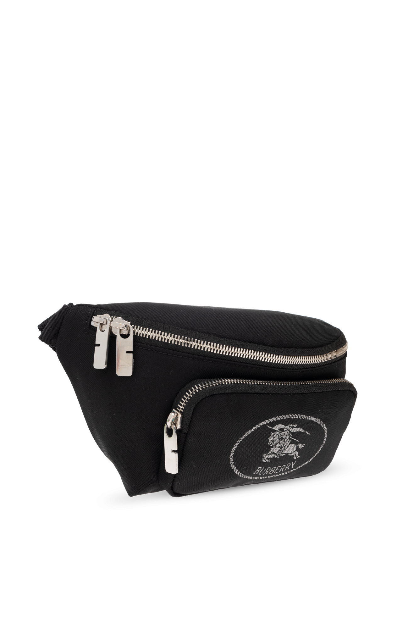 ショルダーバッグ Burberry FW25 Black canvas belt bag (8111402 A1189) Burberry Belt bag 